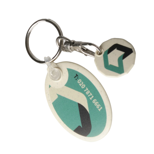 rHIPS.b Oval Trolley Mate Keyring